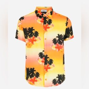 Amir Slama tropical print short sleeve shirt